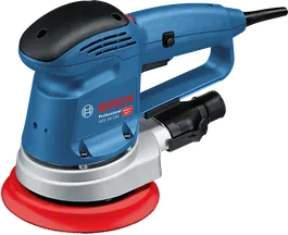 Bosch GEX 34-150 random orbit sander with 150mm pad.