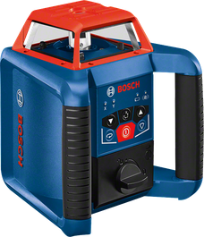 Bosch GRL 350 HV rotation laser leveling tool.