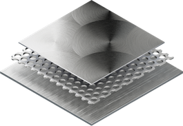 Stainless steel sheets.