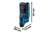 Bosch D-tect 200 C Detector dimensions drawing