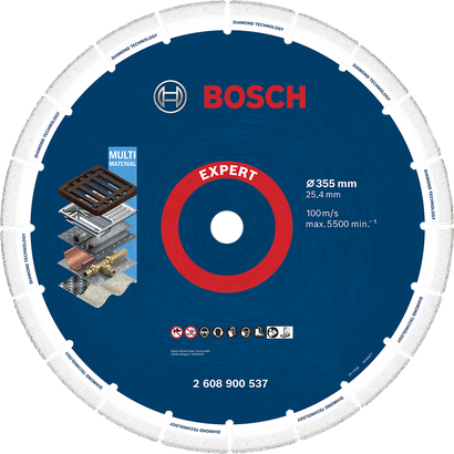 Bosch Expert diamond cutting disc for multi material.