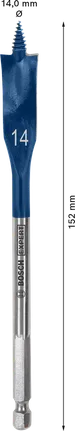 Bosch EXPERT Self Cut Speed Spade Drill Bit 14 mm.