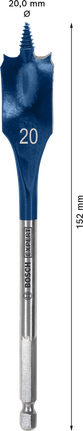 Bosch EXPERT Self Cut Speed Spade Drill Bit 20 mm.