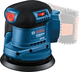Bosch GEX 18V-LI cordless random orbit sander.