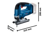 Bosch GST 185-LI Cordless Jigsaw dimensions drawing
