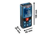Bosch GLM 400 AP Laser Measure dimensions drawing