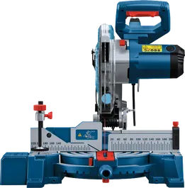 Bosch GCM 254 miter saw with angle adjustment feature.
