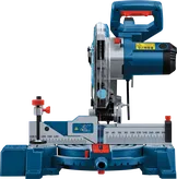 Bosch GCM 254 miter saw with angle adjustment feature.