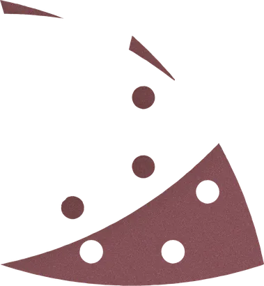 Bosch PRO F460 sanding sheets, mixed grits 93 x 93 mm.