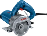 Bosch GDC 140 marble cutter with ergonomic handle.
