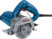 Bosch GDC 140 marble cutter with ergonomic handle.