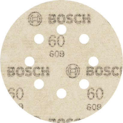 Bosch PRO E466 sanding disc 125 mm 8 holes grit 60.
