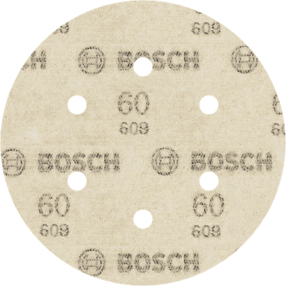 Bosch PRO E466 150 mm sanding disc, grit 60, 6 holes.
