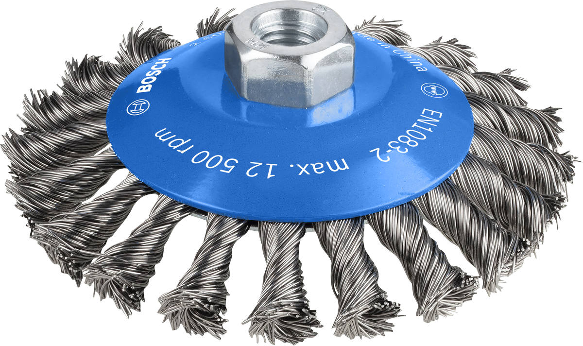 Bosch PRO Metal heavy Bevel Brush 115 mm for metal.