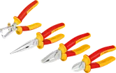 Bosch VDE pliers set 4pc with insulated handles.