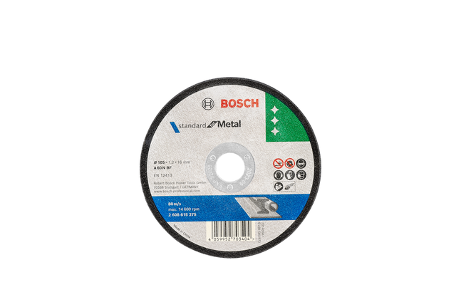 Bosch Standard for Metal cutting disc 105x1.2x16 mm.