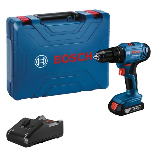 Bosch 18V cordless drill kit.