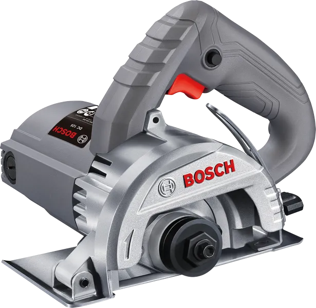 Bosch DC 125 marble saw for precision cutting.