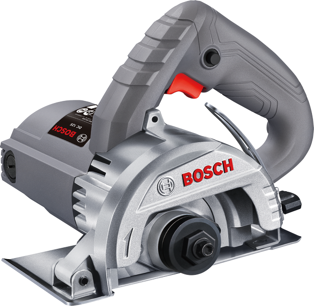 Bosch DC 125 marble saw for precision cutting.