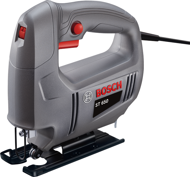 Bosch ST 650 jigsaw with ergonomic handle.