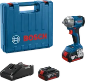Bosch GDS 18V-350 cordless impact wrench kit.