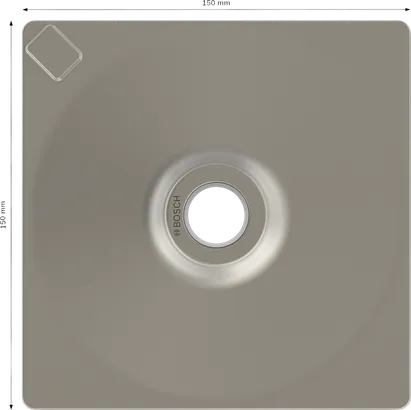 Bosch PRO SDS max Tamping Plate 150 x 150 mm.