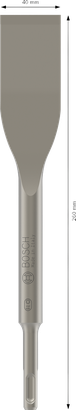 Bosch PRO SDS plus-5C Tile Chisel 40x260 mm.