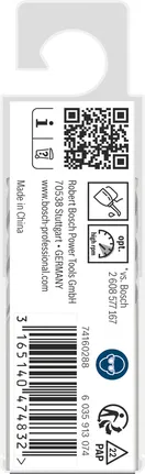 Bosch PRO Metal HSS-G 2.6×30×57 mm drill bits 10-pack.