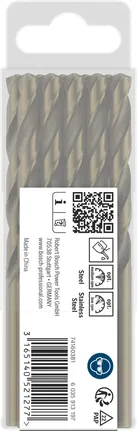 Bosch PRO Stainless Steel HSS-Co twist drill bit set.