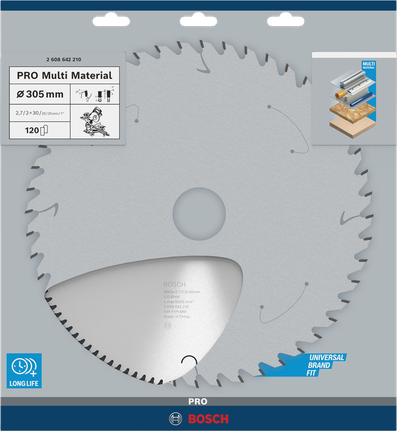 Bosch PRO Multi Material 305mm circular saw blade.
