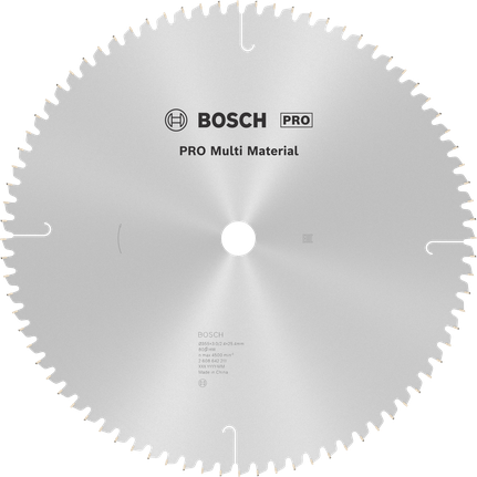 Bosch PRO Multi Material Circular Saw Blade, 355 mm diameter.