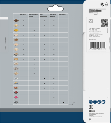 Bosch PRO Multi Material circular saw blade 184 x 2 x 25.4 mm T60.