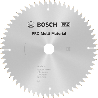 Bosch PRO Multi Material circular saw blade T60.