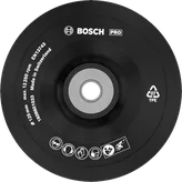 Bosch PRO Backing Pad Soft 125 mm for grinders.