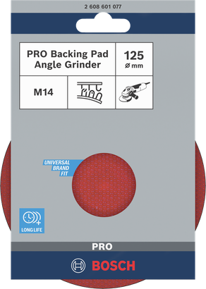 Bosch PRO backing pad 125 mm M14.