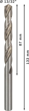 Bosch PRO Metal HSS-G twist drill bit 13/32 inch.