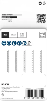 Bosch PRO Alu curve T227D jigsaw blades 100mm 5pcs.