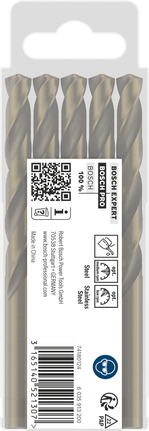 Bosch 8.5 mm HSS-Co twist drill bit set 5 pcs.