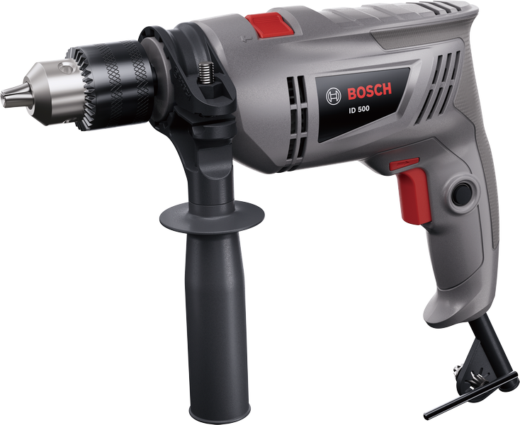Bosch ID 500 drill, ergonomic handle.