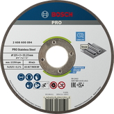 Bosch PRO stainless steel cutting disc 125 mm for Inox.