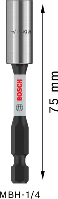 Bosch PRO Standard Bit Holder Impact 75 mm.