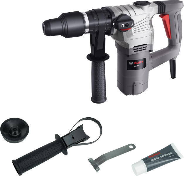 Bosch rotary hammer drill BH 426 with accessories.