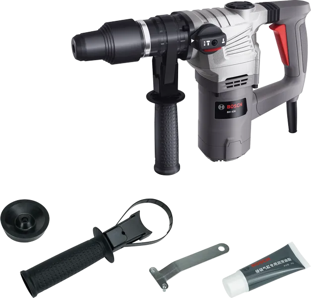 Bosch rotary hammer drill BH 426 with accessories.