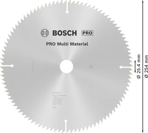 Bosch PRO Multi Material circular saw blade 254 mm.