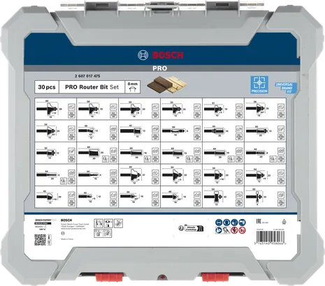 PRO Router Bit Set