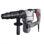 Bosch SH500 rotary hammer drill with handle and accessories.