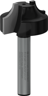 Bosch PRO Router Bit Ovolo 1/4 inch shank for edging.