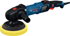 Bosch GPO 14-180 S polisher with foam pad.