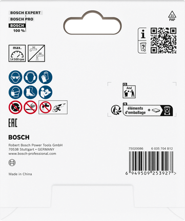 Bosch multi material diamond cutting disc 105 x 16/20 x 7 mm.