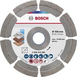 Bosch Multi Material Diamond Cutting Disc 105 mm.